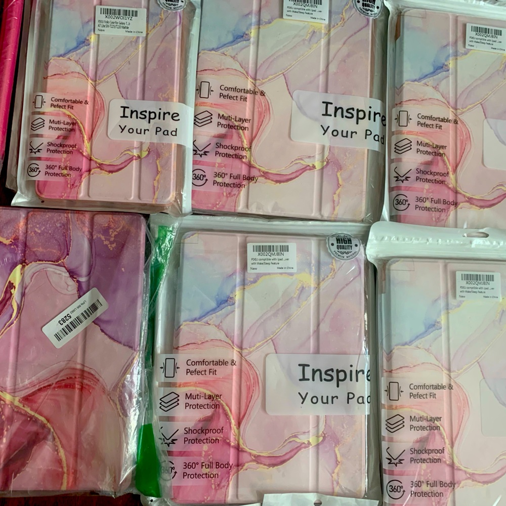 Inspire Samsung Galaxy tab A7-Lite Tablet Cases (Multi-Color) Design